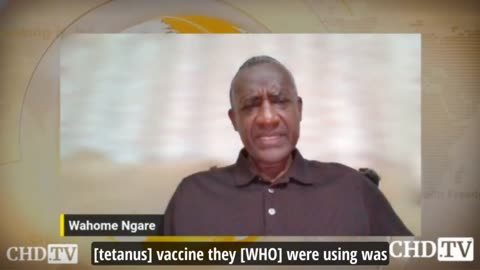 Dr. Wahome Ngare explains why the #WorldHealthOrganization is an EVIL organization