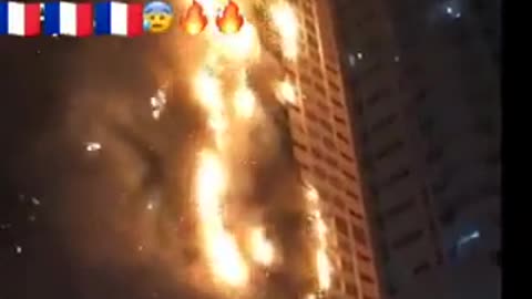Another Building Burns in France
