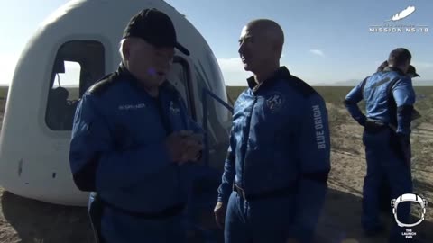 William Shatner Talks Emotions and Space Perspective right after trip into space with Jeff Bezos
