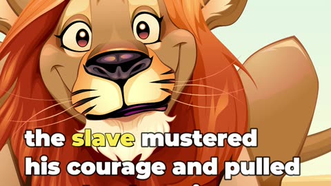 A short story of lion and a slave