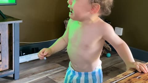 Baby Versus Table