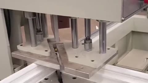 Two head welding machine for pvc window making machine