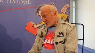 Buzz Aldrin Tells Little Girl We Didin't Go to the Moon