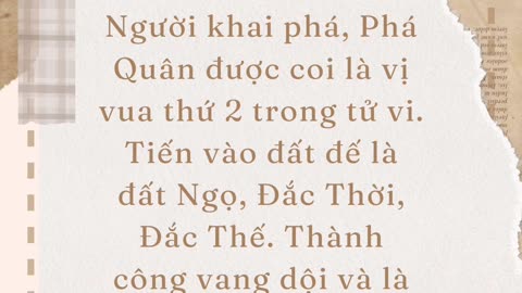 Những câu phú thường gặp nổi tiếng trong khoa tử vi.Phần 3