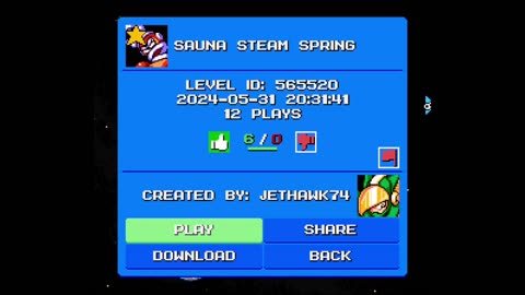 Mega Man Maker Level Highlight: "Sauna Steam Spring" by JetHawk74