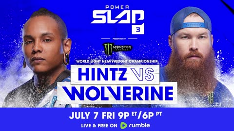 Hintz vs Wolverine - The Biggest and Baddest | Power Slap 3 Returns July 7 2023 #UFC