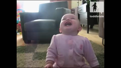 Baby Girl Laughing Hysterically