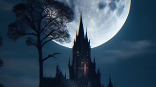 Gothic Castles | Full Moon | Dark Eerie Atmosphere | Gothic Art | AI Art