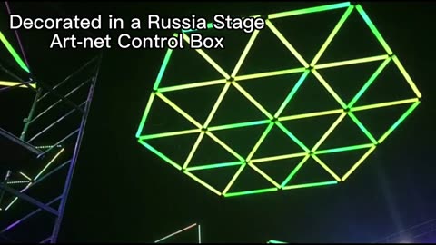 High-Quality DMX LED Pixel Tube in a Rusia Stage