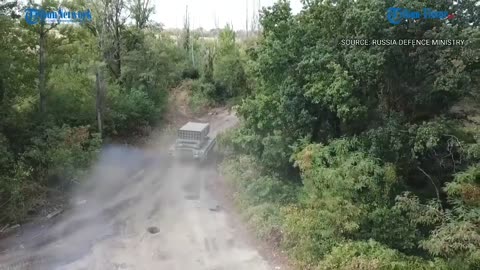 Burst of fire : footage of Russian TOS A1 Solntsepyok heavy flamethrower systems in Ukraine