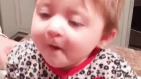 Funny Baby Videos eating fruits