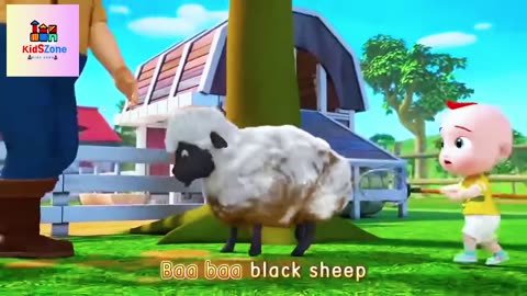 Baa baa black sheep || Kidszone & kids song
