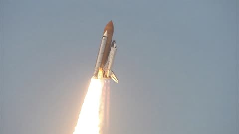 Rocket launch into space