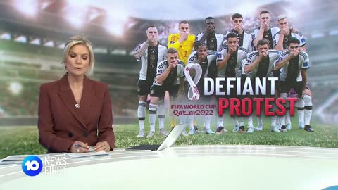 Team Germany’s FIFA Armband Protest | 10 News First