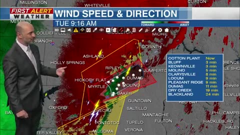 Tornado warning issued for Oxford