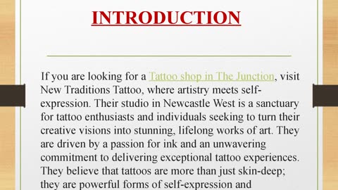 Best Tattoo Shop in The Junction