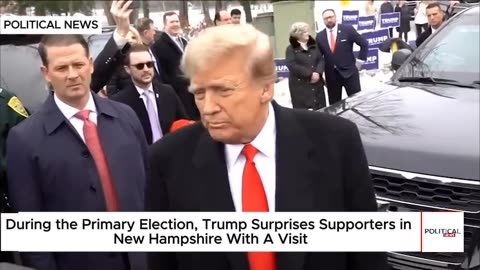 Breaking News: During the Primary Election, Trump Surprises Supporters in New Hampshire With A Visit