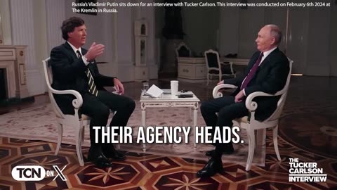 Tucker Carlson Vladimir Putin Interview | Tucker" “You’ve described US presidents making decisions & being undercut by their agency heads. It sounds like you’re describing a system that’s not run by the people who are elected in your tell