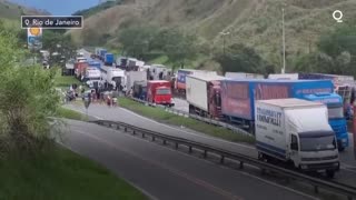 Brazil Truckers Block Roads to Protest Bolsonaro Election Loss