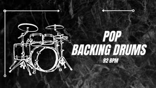 Pop Backing Drums | 92 BPM | Drum Loop