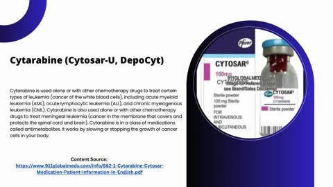 Cytarabine (Cytosar-U, DepoCyt) side effects