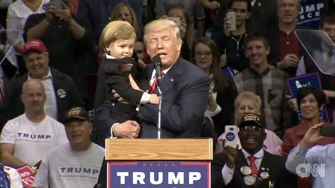 Tiny Trump steals the show