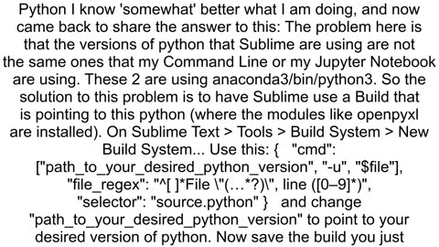 Import Python Module into Sublime Text 3