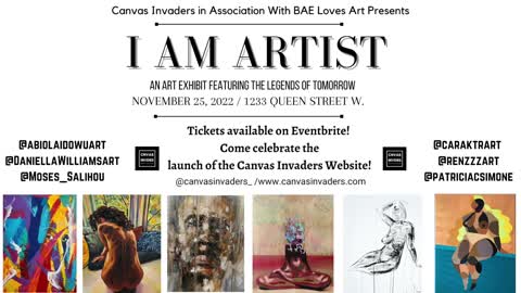 I AM ARTIST Group Exhibition featuring Shane Stephens!