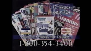 Consumer Reports Commercial (1996)