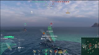 World of Warships, new destroyer vs aircraft carrier #Boosteroid #worldofwarships