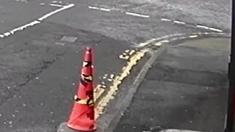 Man flips down hill running for a keg