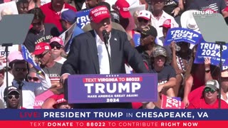 LIVE: President Trump in Chesapeake, VA