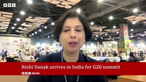 BBC News G20 summit World leaders arrive in India