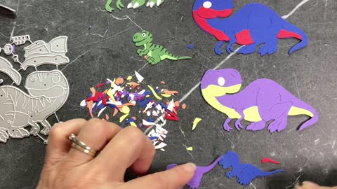 Dinosaur Cards with WC Painting Lesson