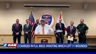 2 charged in Fla. mass shooting which left 11 wounded