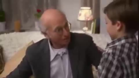 Karma bites Larry as he tells Inquisitive kid about the swastika..😁
