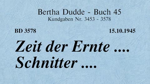 BD 3578 - ZEIT DER ERNTE .... SCHNITTER ....