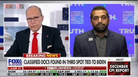 Kash Patel: I Think They’re Going to Find Out Joe Biden Had “Many More Places Where Documents were Improperly Stored”