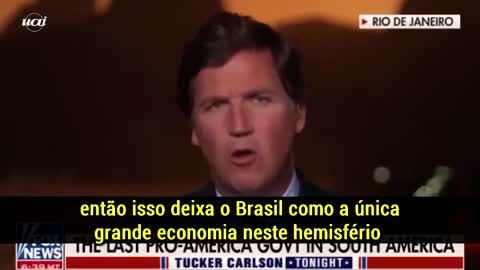 Tucker Calson: Brasil é mais importante do que a Ucrânia