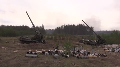 📹 Russian combat operation of Malka high-power self-propelled artillery crews