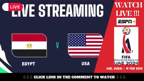 LIVE SHOW!! Egypt vs USA - FIFA Beach Soccer World Cup UAE 2024 Dubai | Livestream