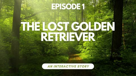 The Lost Golden Retriever- Alex's Adventure Begins - Episode 1 #pets #interactivestory #storytelling