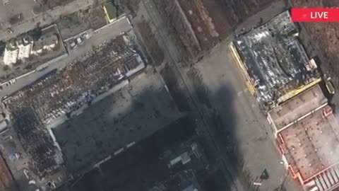 The destruction in Mariupol after Russian strike by satellite 📡