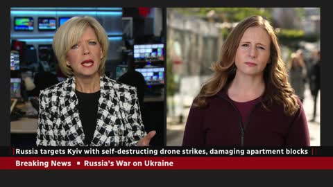 Russia targets Kyiv with self-destructing drone strikes