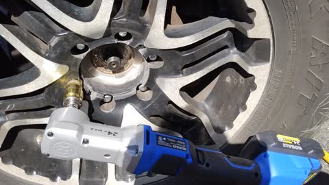 Kobalt 24v. Max 3/8 impact ratchet test