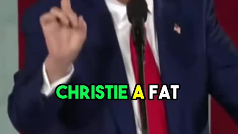 Donald Trump "Chris Christie_ You Can't Call Him a Fat Pig" #donaldttrump