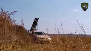 🚀 Ukraine Russia War | 36th Separate Rifle Battalion's Improvised Pickup Grad 122mm Fires at R | RCF