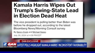 Latest Polls Highlight Kamala Harris' Inconsistent Favorability
