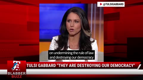 Tulsi Gabbard "They Are Destroying Our Democracy"