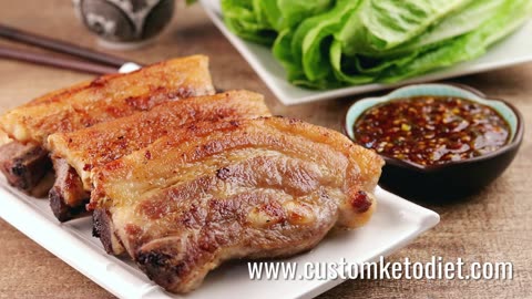Grilled Pork Belly with Ssamjang Dipping Sauce.